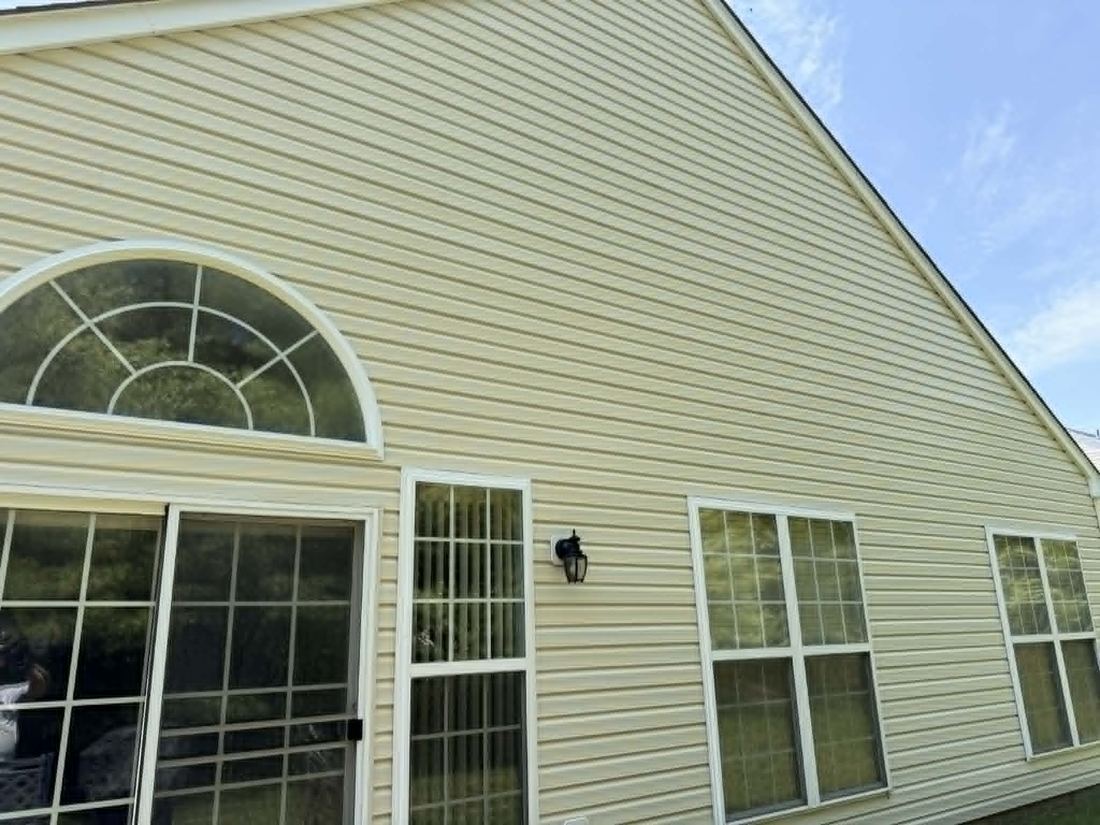 Clean siding after soft wash